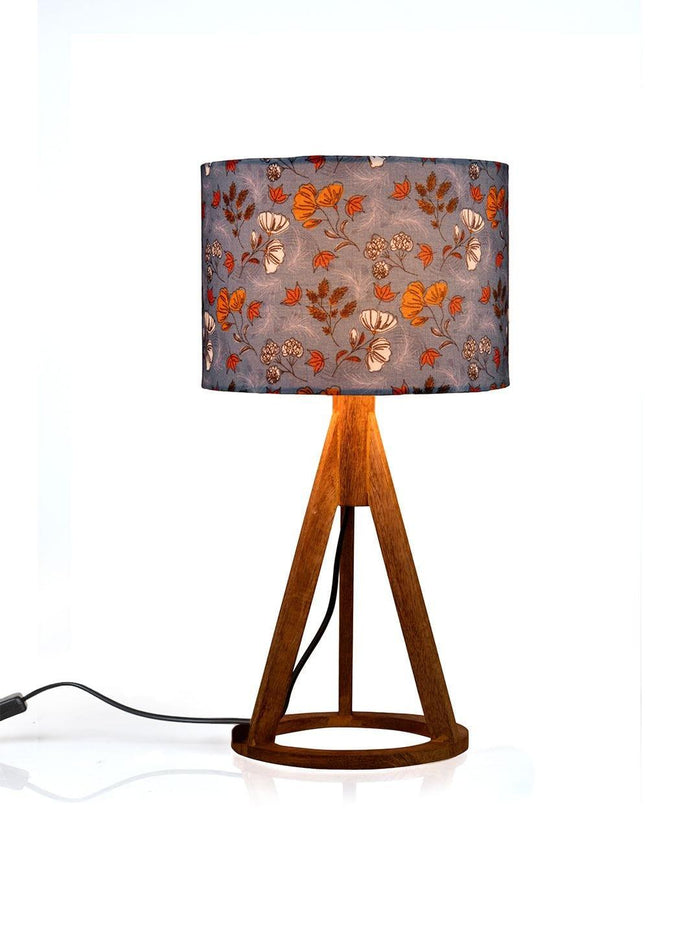 Blue Garden Trio Wooden Lamp - Ouch Cart