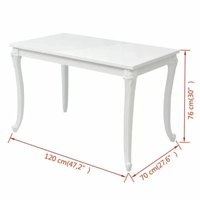 Bolivar 116Cm Dining Table - Ouch Cart