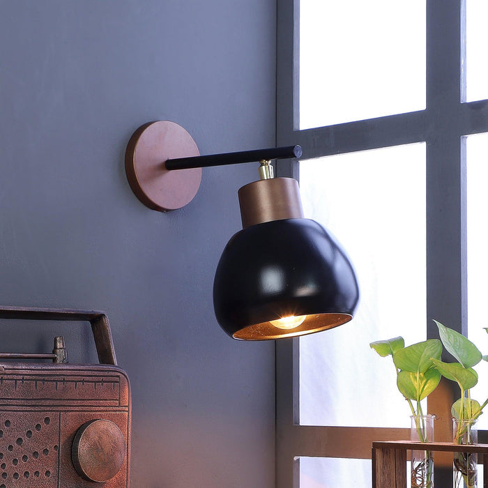 Bon-Bon Black Metal Wall Light by SS Lightings - Ouch Cart