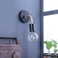 Brass Black Metal Wall Light by SS Lightings - Ouch Cart