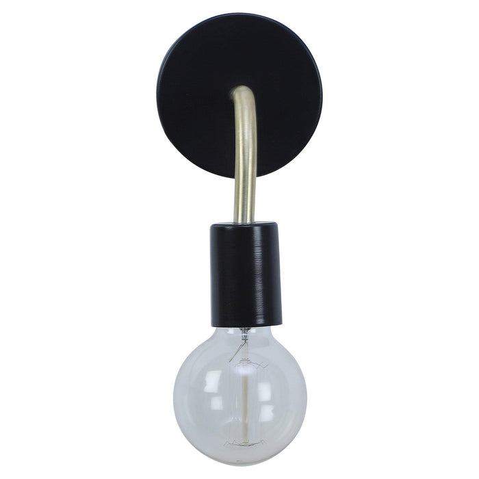 Brass Black Metal Wall Light by SS Lightings - Ouch Cart