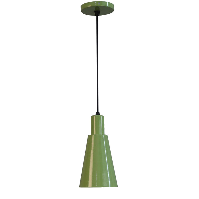 Bristol Green Metal Hanging Light by SS Lightings - Ouch Cart