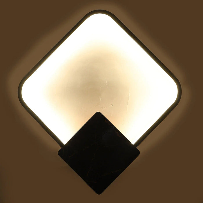 Brown And White Iron Wall Light - Ouch Cart