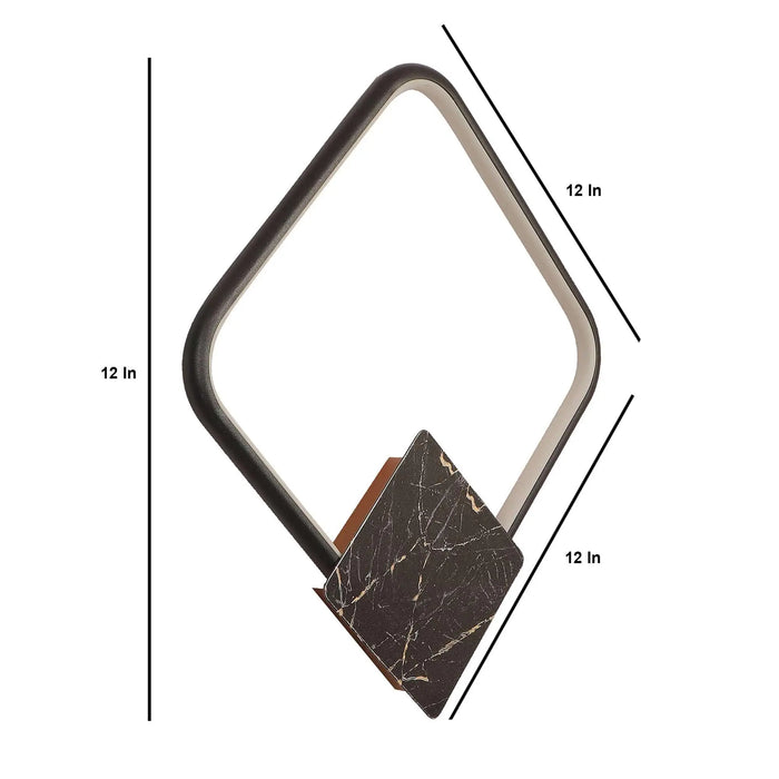 Brown And White Iron Wall Light - Ouch Cart