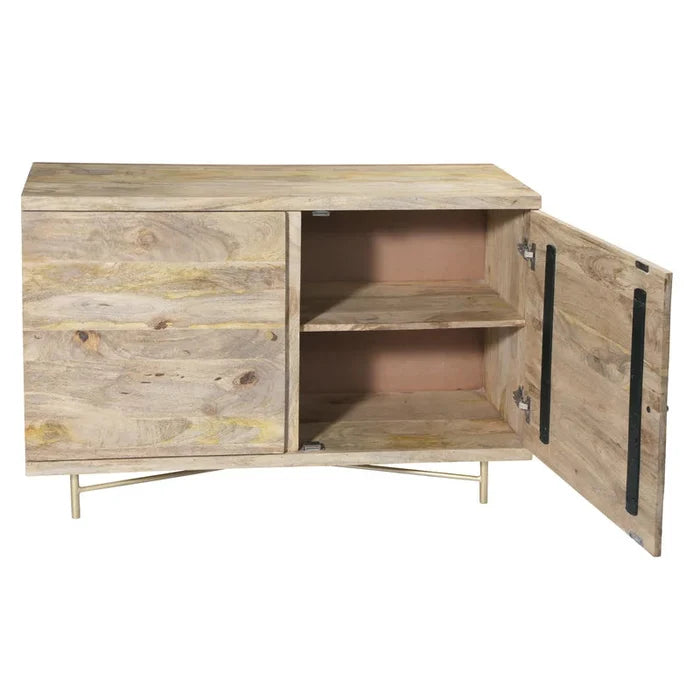 Cali  Solid Wood Sideboard Ouch Cart