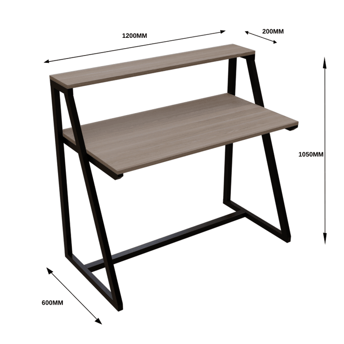 Cambria Study Table in White Color - Ouch Cart