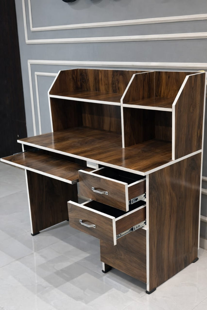 Carlos Computer Table In Columbia Walnut Finish OUCH CART