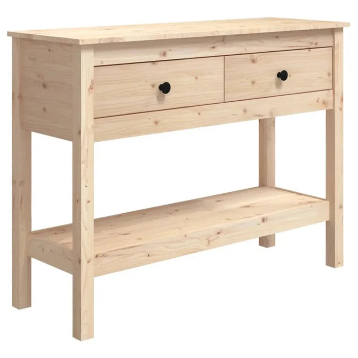 Carlos Solid Wood Console Table Ouch Cart