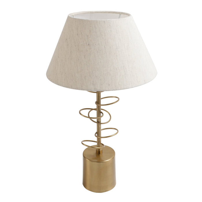 Cascading rings lamp gold M.M.I. OVERSEAS