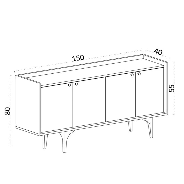 Caspian Console Table Ouch Cart