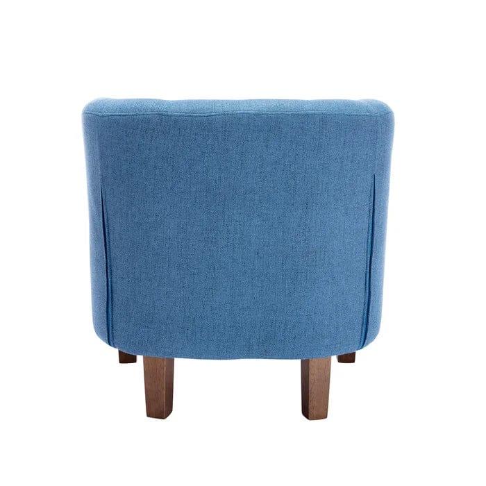 Cecille Upholstered Made to Order Barrel Chair - Ouch Cart