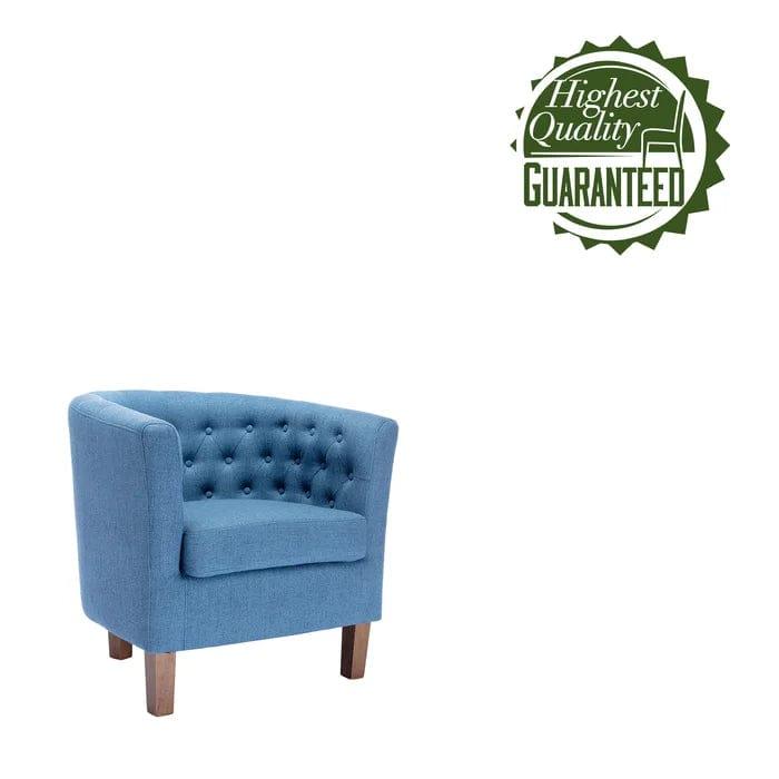 Cecille Upholstered Made to Order Barrel Chair - Ouch Cart | Tub chair