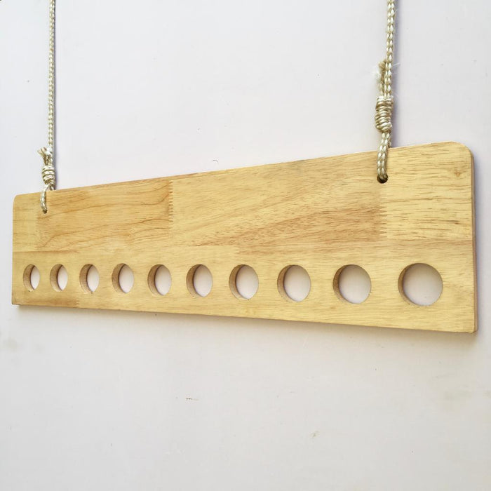 Ceiling Rope Hanging Wooden Clothes Hanger Rack By Miza - Ouch Cart