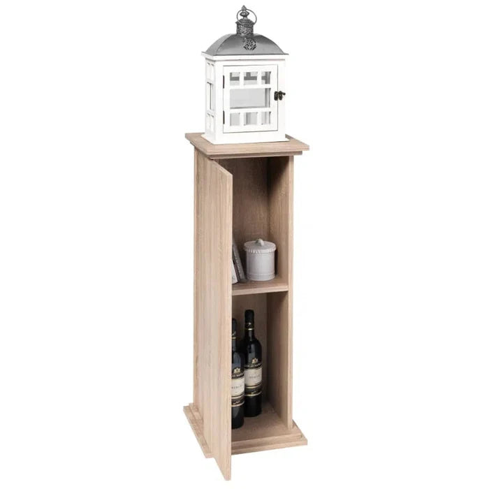 Charlotte Accent Table with Door 88.5cm Oak Tree Ouch Cart