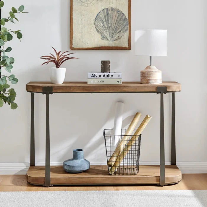 Charlotte Console Table – Simple Assembly, Functional Storage, and Elegant Design Ouch Cart