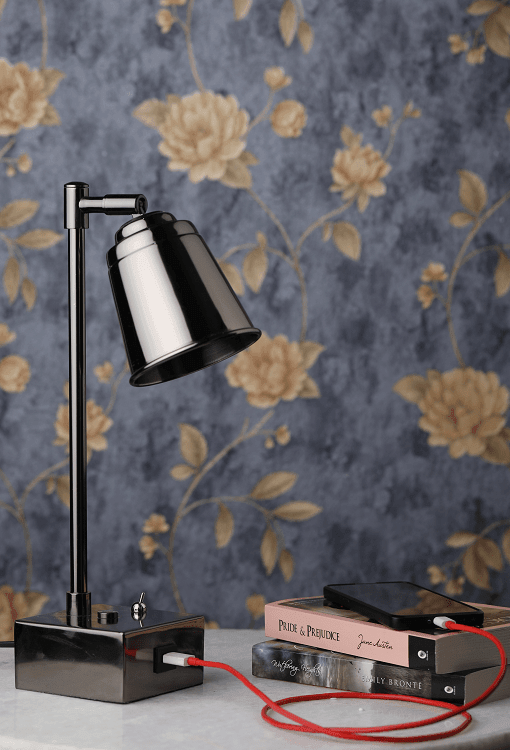 Cherosi USB Black nickle Lamp - Ouch Cart