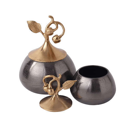 Cherry Vine Black Décorative Box Set - Ouch Cart