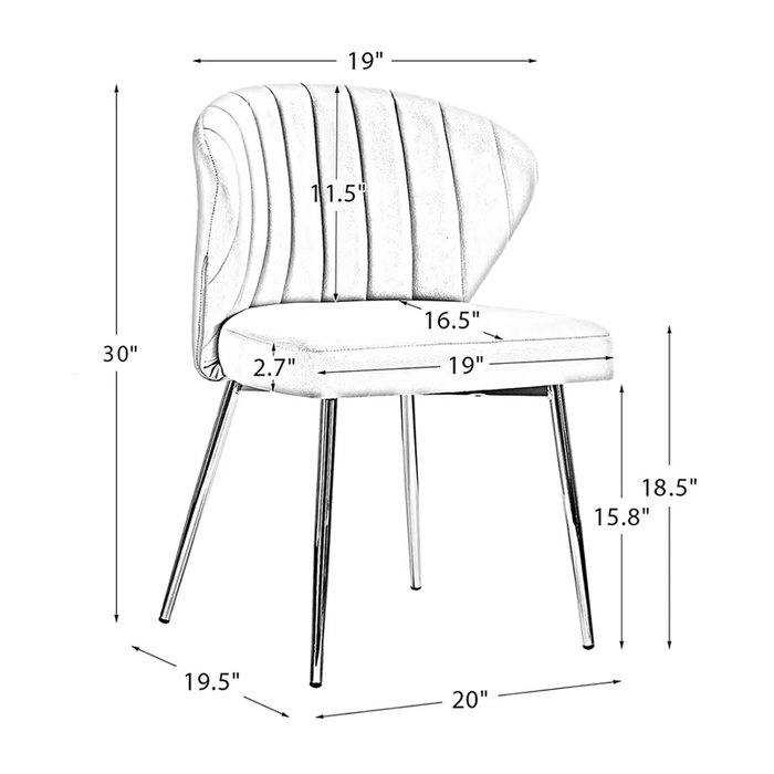 CHIMENE ACCENT CHAIR - Ouch Cart