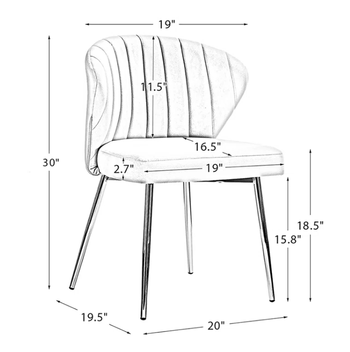 CHIMENE ACCENT CHAIR - Ouch Cart