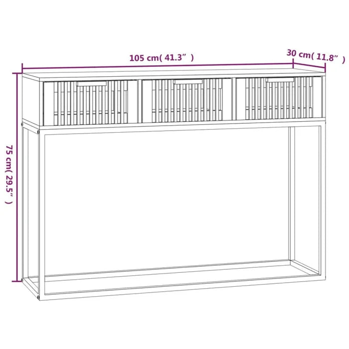 Chozen Console Table Ouch Cart