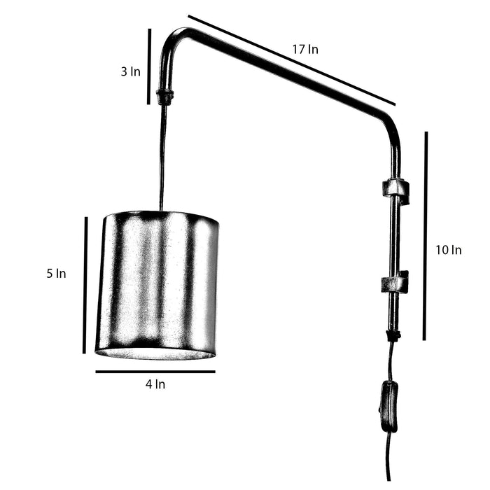 Cicero Black Metal Wall Light by SS Lightings - Ouch Cart