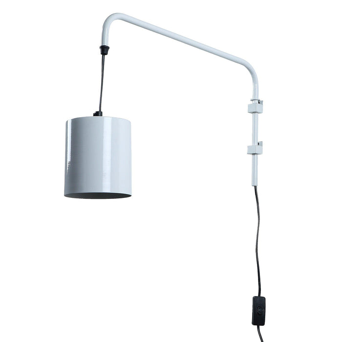 Cicero White Metal Wall Light by SS Lightings - Ouch Cart