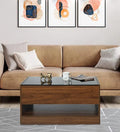 Coffee Table in Columbian Walnut Finish - Ouch Cart