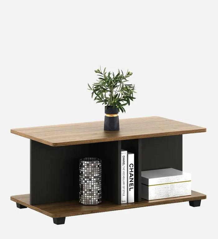 Coffee Table in Oak & Grey Finish - Ouch Cart