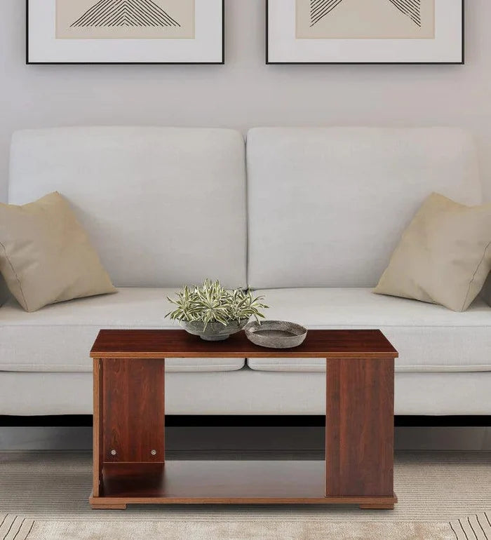 Coffee Table in Walnut Finish - Ouch Cart