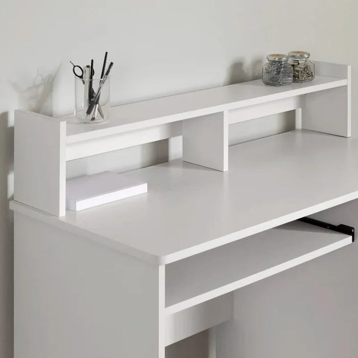 Compact Efficiency: The Computer Desk" ouch cart