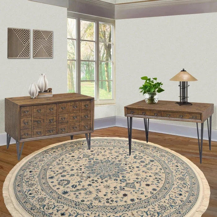 "Compact & Stylish: Two-Drawer Writing Desk for Productive Spaces" Ouch Cart