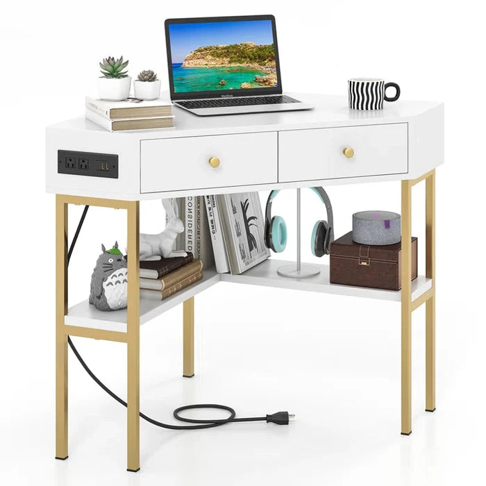 '' Corner Computer Desk for Efficient Workspaces" Ouch Cart