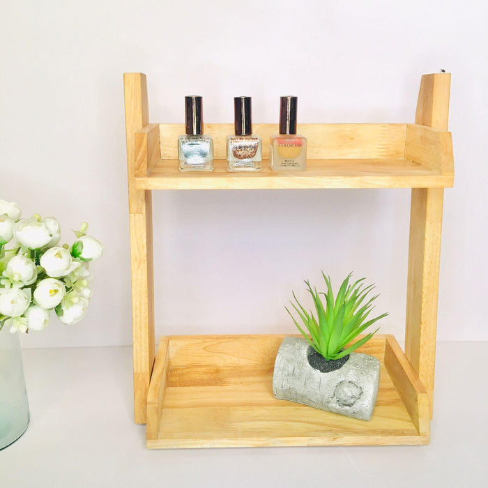 Cosmetics Wooden Storage Book Shelf/Rack Utilities By Miza - Ouch Cart