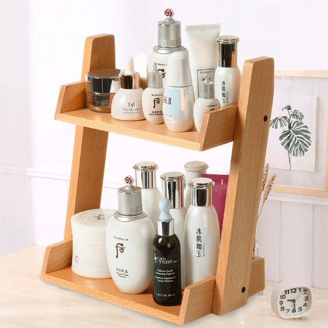 Cosmetics Wooden Storage Book Shelf/Rack Utilities By Miza - Ouch Cart