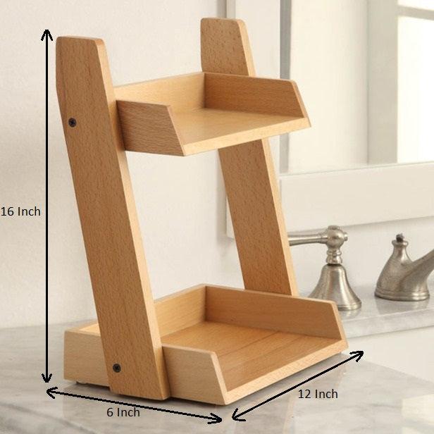 Cosmetics Wooden Storage Book Shelf/Rack Utilities By Miza - Ouch Cart