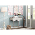 Dalia Solid Wood Top Console Table Ouch Cart