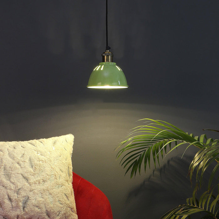 Darnar Green Metal Hanging Light by SS Lightings - Ouch Cart