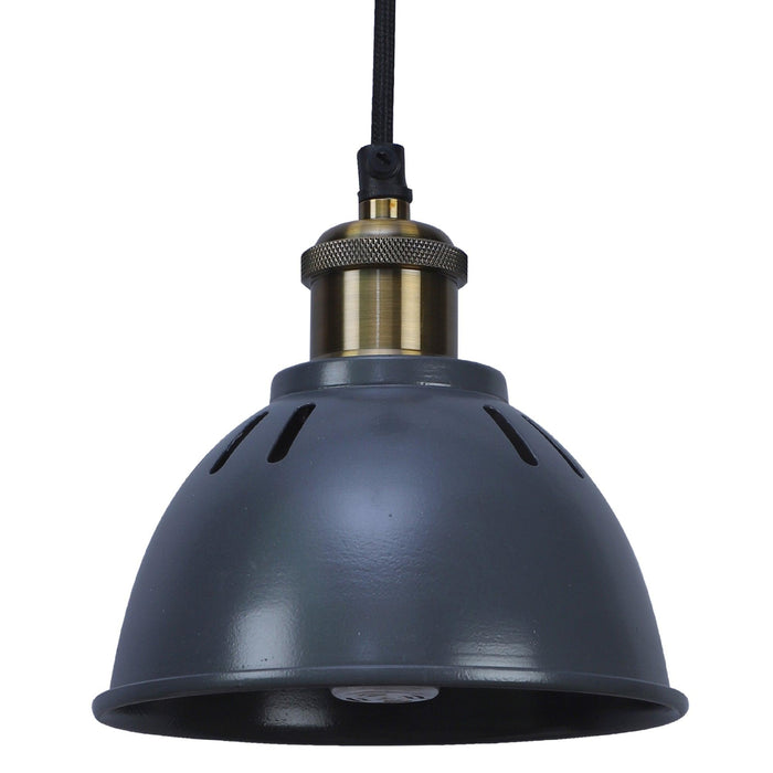 Darnar Grey Metal Hanging Light by SS Lightings - Ouch Cart