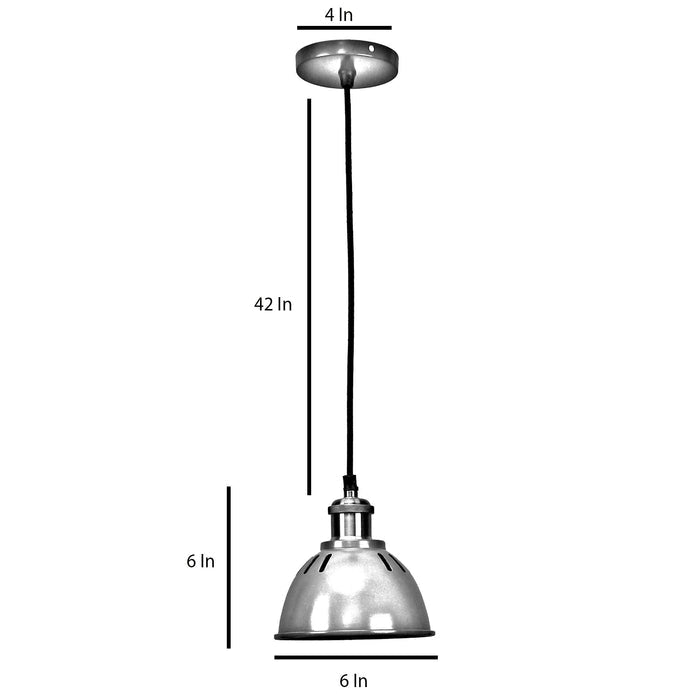 Darnar Grey Metal Hanging Light by SS Lightings - Ouch Cart