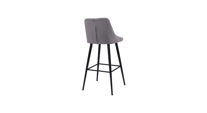 DAULTON COUNTER STOOL GREY SET OF 2 - Ouch Cart