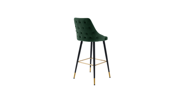 DAVAN BAR STOOL GREEN SET OF 2 - Ouch Cart