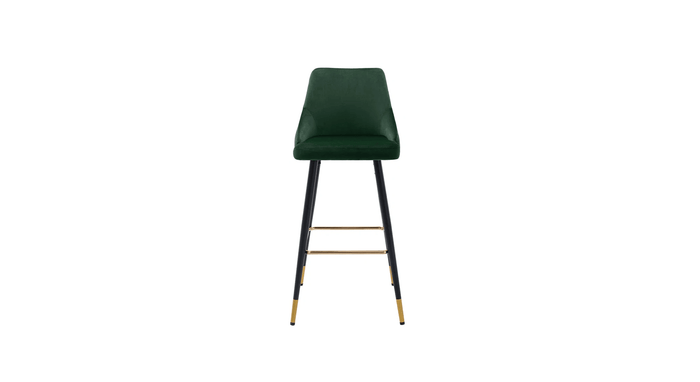 DAVAN BAR STOOL GREEN SET OF 2 - Ouch Cart