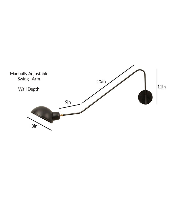 Davis Swiveling Wall Light - Ouch Cart