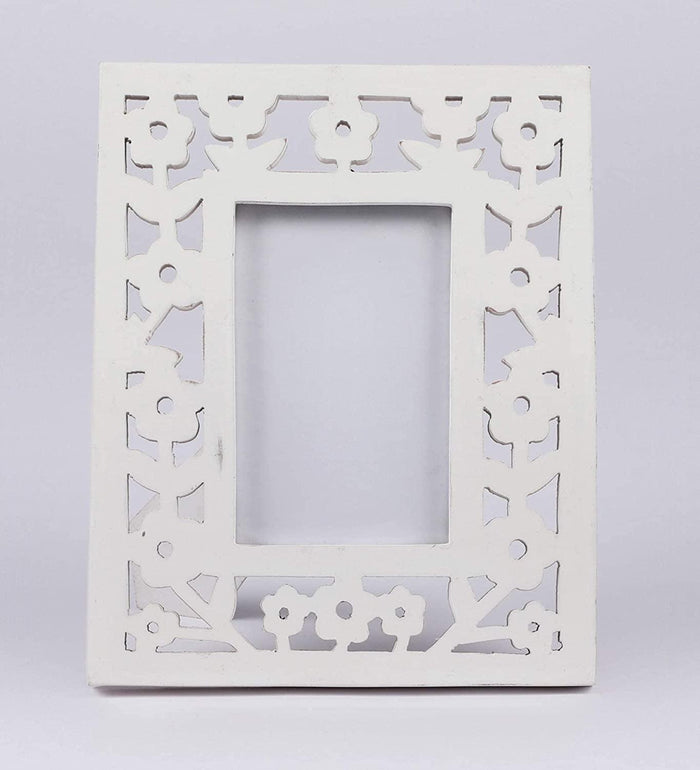 Decorative and Hand Crafted Metal Inlay Table Top Wooden Photo Frame AHPF22 (Size: 25 cm x 20 cm x2 cm) - Ouch Cart