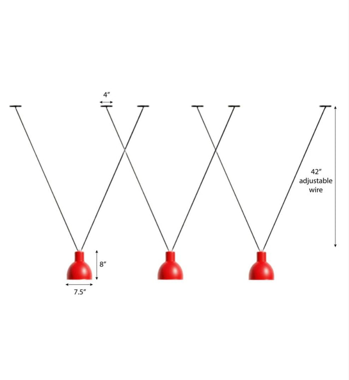 Demeanor V-Cluster Pendant Light - Ouch Cart