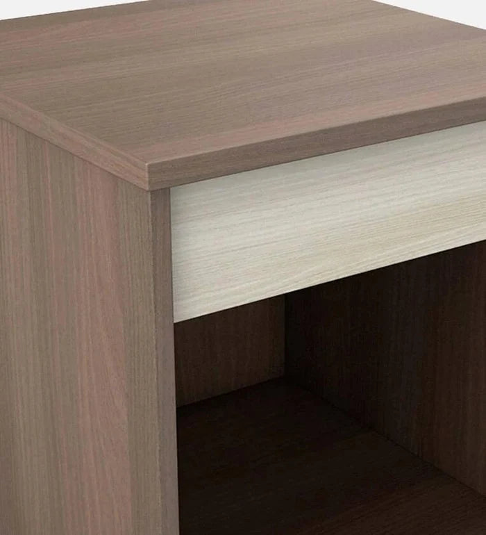 Denver Bedside Table in Classic Oak Finish - Ouch Cart