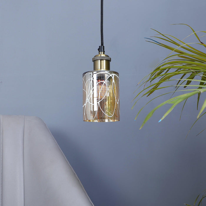 Dexter Transparent Glass Hanging Light by SS Lightings - Ouch Cart
