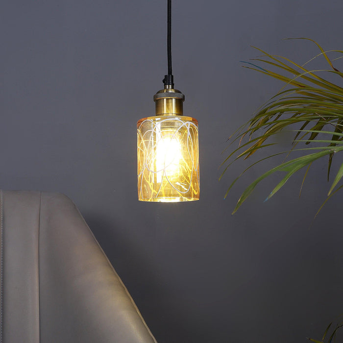 Dexter Transparent Glass Hanging Light by SS Lightings - Ouch Cart