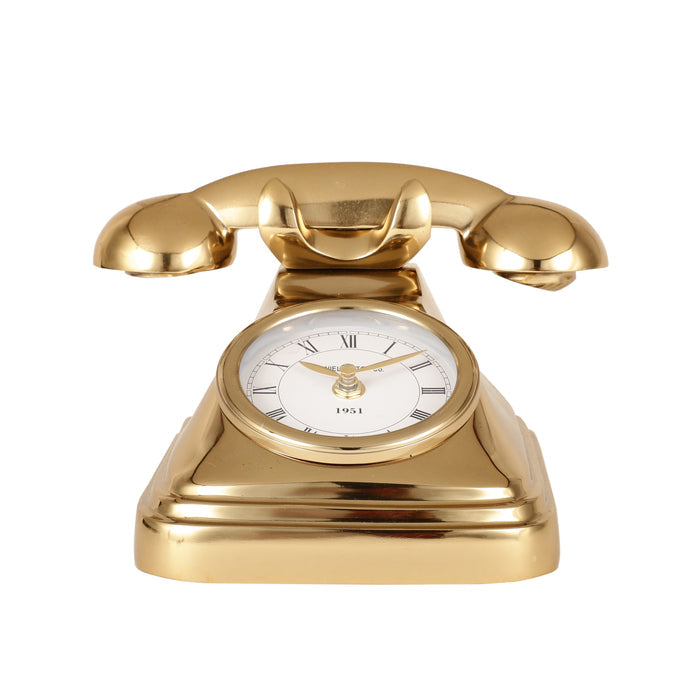 DialTime Table Clock in Gold Finish M.M.I. OVERSEAS