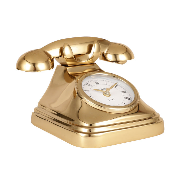 DialTime Table Clock in Gold Finish M.M.I. OVERSEAS
